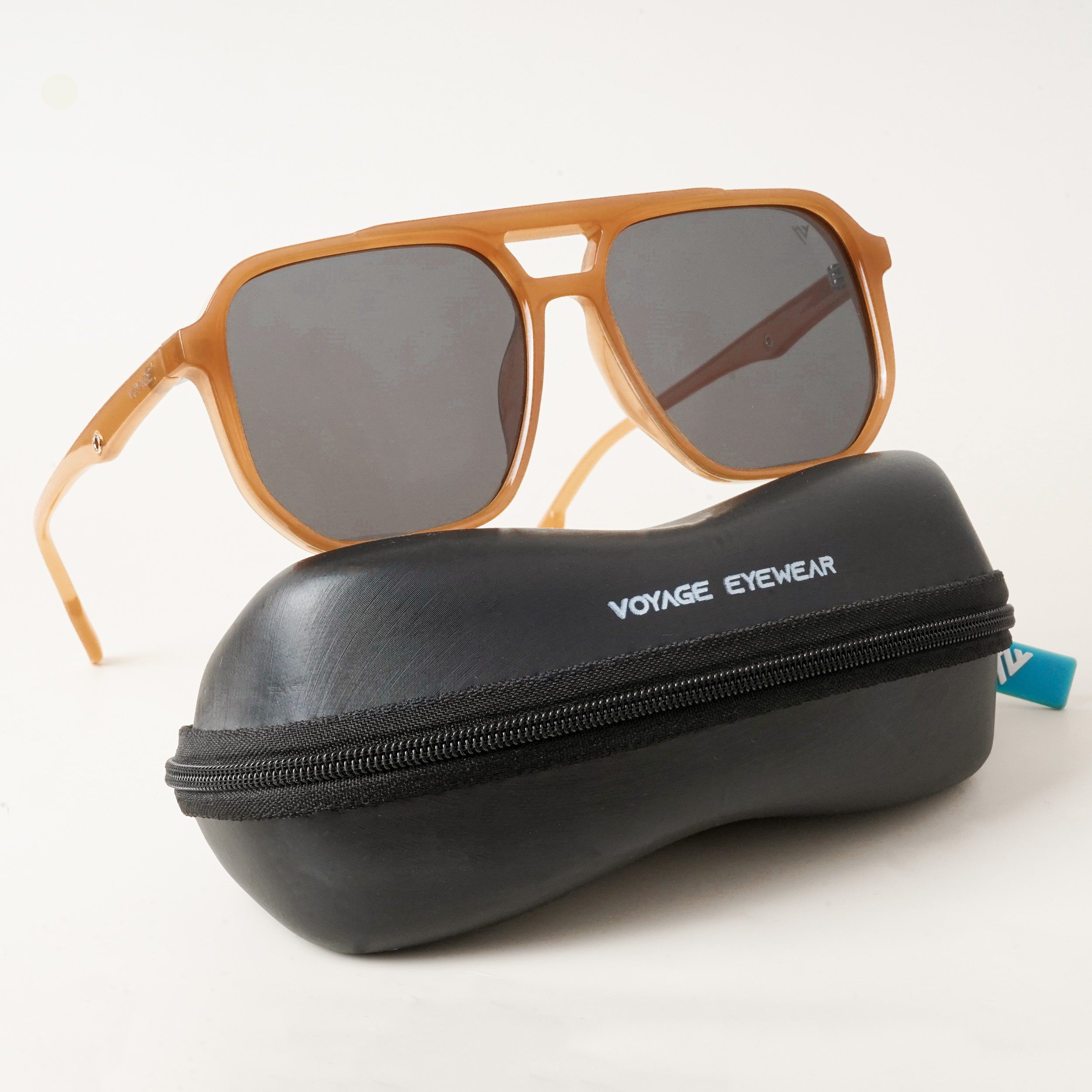 Buy Voyage Shine Black Polarized Wayfarer Sunglasses for Men & Women -  TR8072PMG4302 online